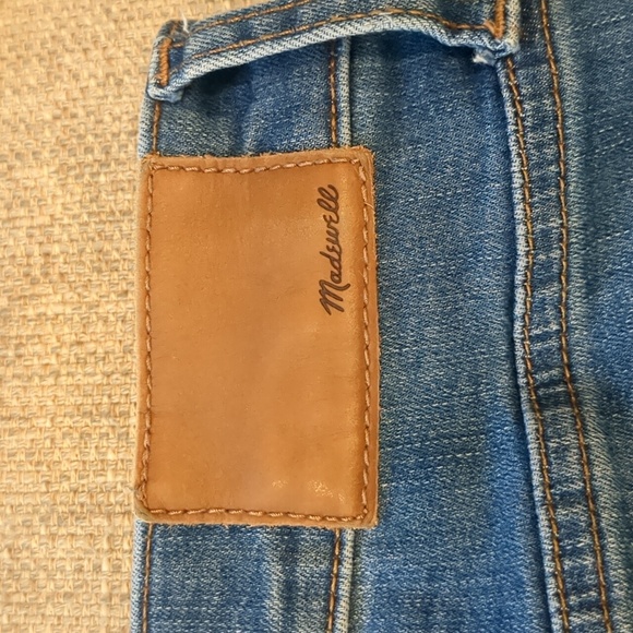 Madewell Cali Demi-Boot Button Fly Distressed 29" Waist - Picture 9 of 13